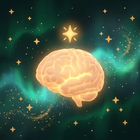 The brain, on the aurora